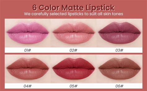 Amazon Cakaila Pcs Nude Lipstick Matte Sets Light To Dark