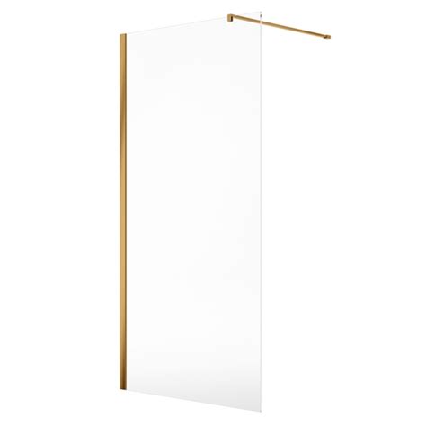 Aspect Wetroom Panel Brushed Gold Tile Store N More Ltd