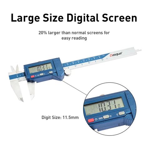 Dasqua Stainless Steel Digital Caliper 300 Mm Model Name Number 1804