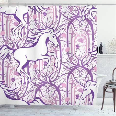 Enchanting Unicorn Shower Curtain Transform Your Bathroom Into A