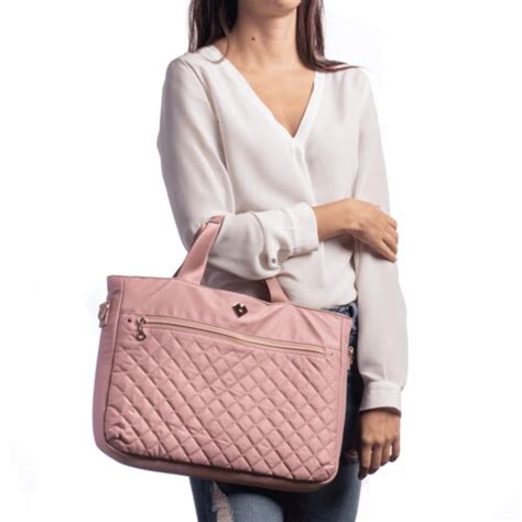 Luckyly Tote Bolsa Para Laptop Mujer Hasta 15 6 Pulgadas Bolso De Mano Y Crossbody Ejecutiva