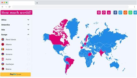 Crear Mapas De Países Que Has Visitado Gratis Y Online