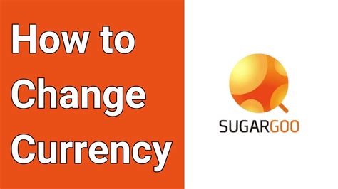 How To Change Currency On Sugargoo YouTube