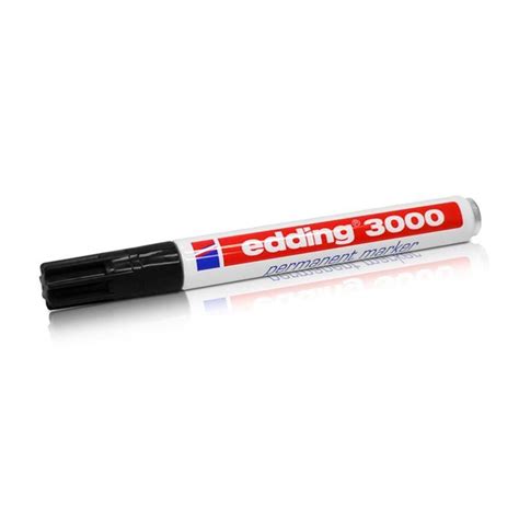 Edding 3000 Permanent Marker Schwarz 1 5 3 Mm EBay