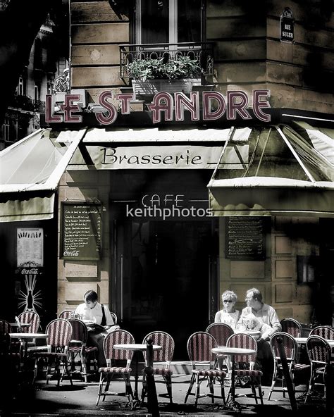 "Paris Cafe - coffee culture in Paris street scene" by keithphotos | Redbubble