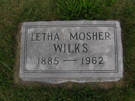 Letha May Mullins Mosher Wilks Find A Grave Memorial