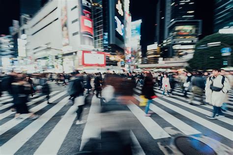 HD Wallpaper Shibuya Crossing Person Pedestrian Human Road