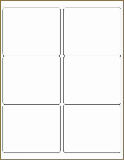 4X4 Labels Template