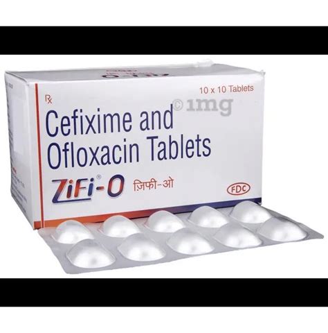 Cefixime And Ofloxacin Tablets Mg Off