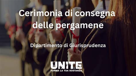 Consegna Delle Pergamene Dipartimento Di Giurisprudenza YouTube