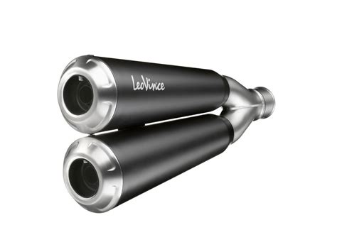 Ligne complète Leovince avec silencieux GP Duals inox noir pour Yamaha