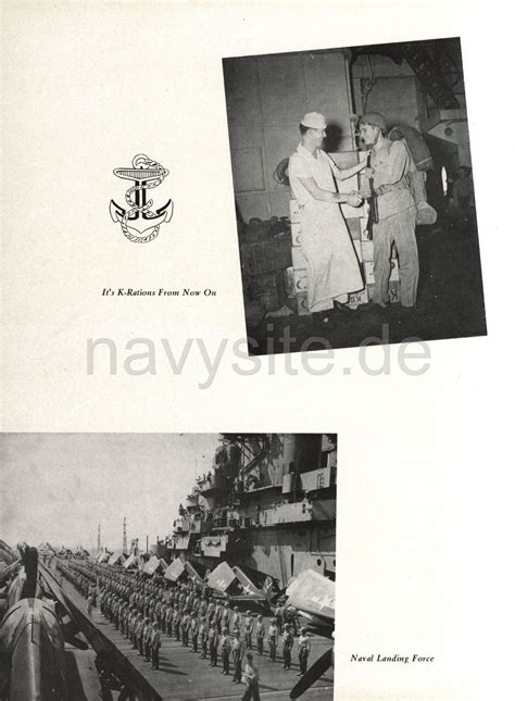 Uss Ticonderoga Cv 14 World War Ii Cruise Book 1944 45 Events And