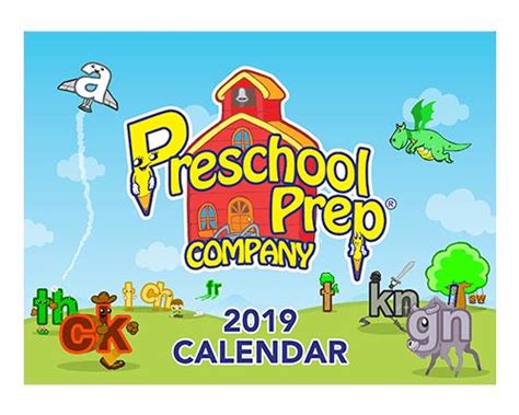 Love This Preschool Prep Company 2019 Calendar Preschool Prep