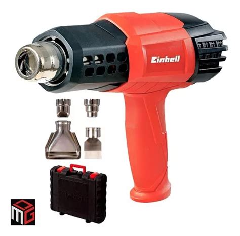 Pistola Calor Einhell Te Ha 2000 W 4 Boquillas 50 550c Dgm