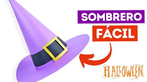 C Mo Hacer Un Sombrero De Bruja Con Cartulina Manualidades Play