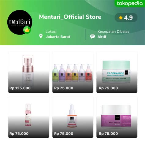 Toko Mentari Official Store Online Produk Lengkap Harga Terbaik