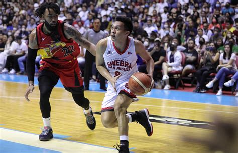 PBA Scottie Thompson Delivers Winner Ginebra Rallies To Stun San