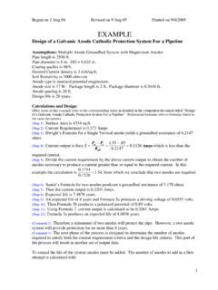 EXAMPLE Design of a Galvanic Anode Cathodic … / example-design-of-a ...