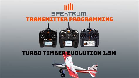 E Flite Turbo Timber EVO Spektrum Transmitter Programming Guide YouTube