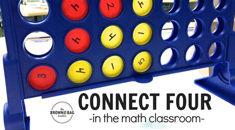 Connect 4 As A Math Center The Brown Bag Teacher