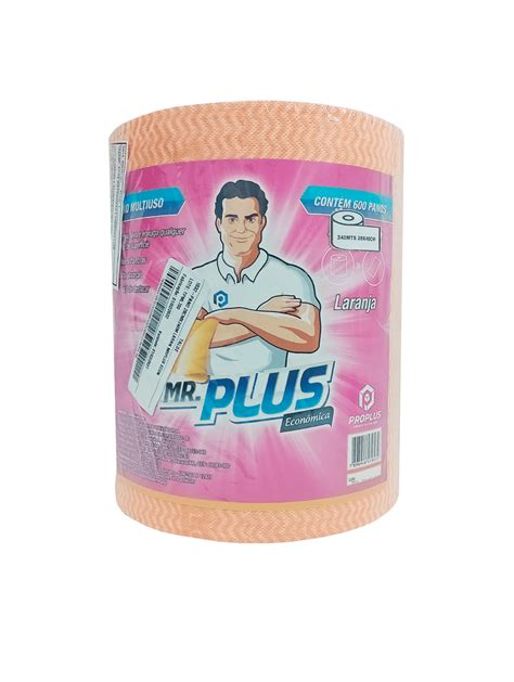 PANO MULTIUSO MR PLUS BRANCO 28X40X240M C 600 Zeno Embalagens