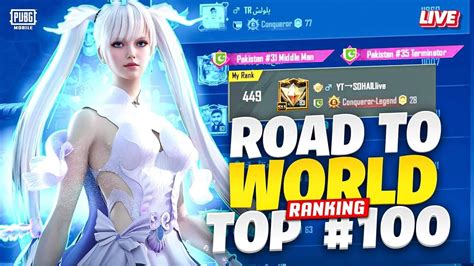 Road To World Top Ranking In Middle East Server Pubg Mobile Yt