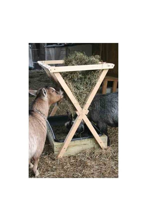 How To Build A Hay Feeder For Smaller Livestock Hay Feeder Goat Hay Feeder Sheep Feeders