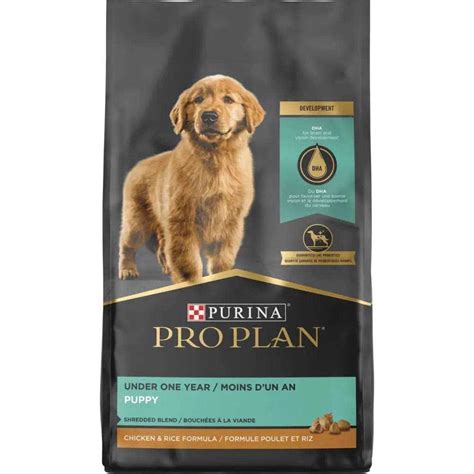 Purina Pro Plan Shredded Chicken & Rice Formula Puppy Dry Dog Food ...