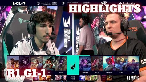 BDS Vs FNC Game 1 Highlights Round 1 LEC 2024 Season Finals Team