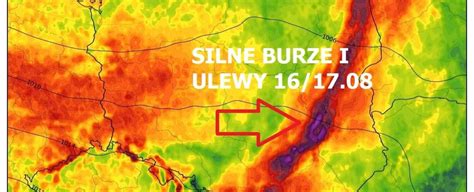 Pogoda Na Sierpnia Ust Puj Cy Upa I Front Ch Odny Miejscami