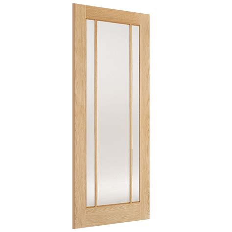 Lpd Doors Oak Lincoln Glazed L Frosted Glass Internal Door Shawfield