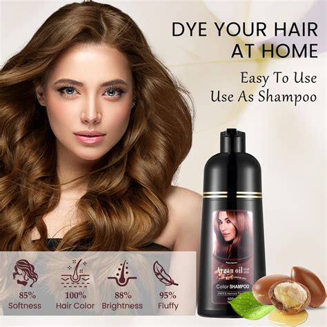 Hair Color for Women Natural 3 In One Hair Color & Care Shampoo Oil ...