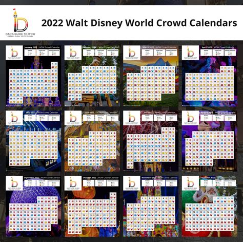 Walt Disney World Crowd Calendar 2025 By Parker Ronda Allissa