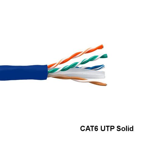 Kentek Blue 1000ft Utp Cat6 Solid Bulk Cable 23awg Pvc Pure Copper Rj45 Network Ebay