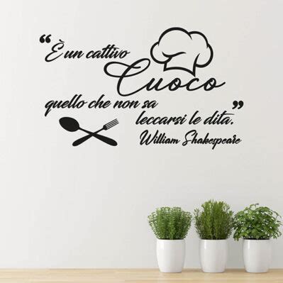 Wall Stickers Cucina Con Scritte Adesive Murali