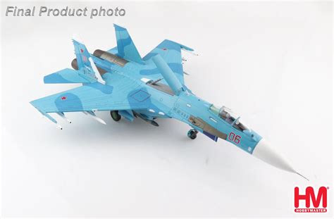 Hobbymaster HA6017 Sukhoi Su27SM Flanker B Red 06 RF 92210 Russ