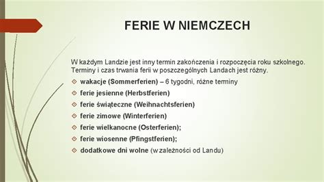 System Szkolnictwa W Niemczech Obowizek Szkolny Obejmuje Dzieci