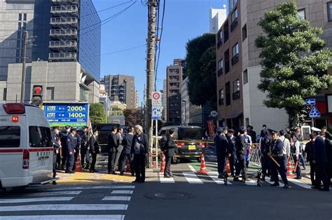 Car Rams Barricade Near Israel Embassy In Tokyo Man Detained The