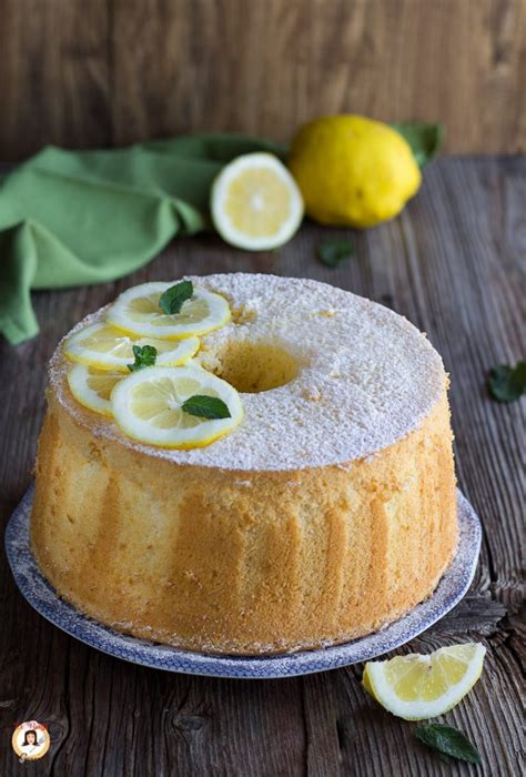 Chiffon Cake Al Limone Il Ciambellone Americano Alto E Soffice