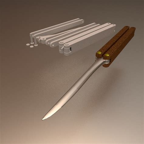 Balisong 3d Printable 3d Model 3d Printable Cgtrader