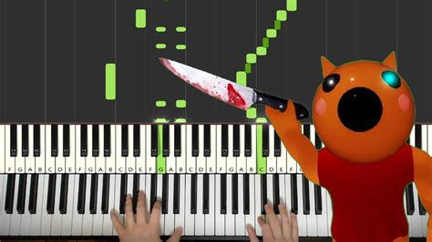 Piggy Roblox Foxy Soundtrack Piano Tutorial Lesson Youtube