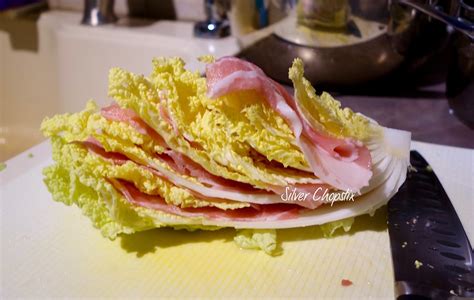 Layered Napa Cabbage And Pork Belly Hot Pot Silverchopstix