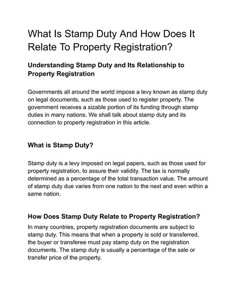 Stamp Duty On Property Sold Below Market Value At Anne Moran Blog