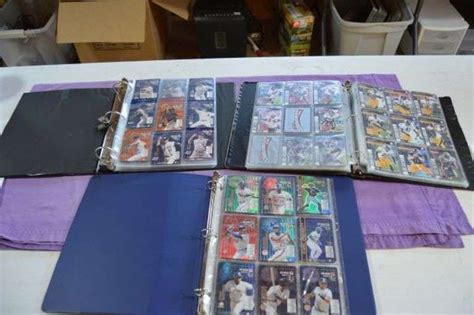 3 Binders Of Sports Cards Texas Online Auction House