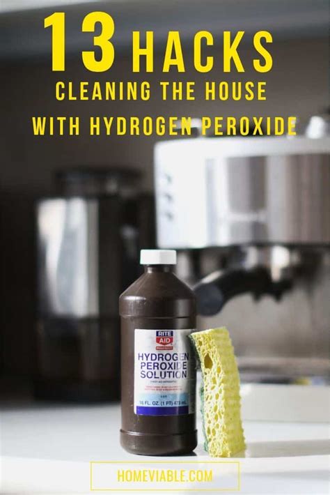 13 Diy Home Cleaning Hacks With Hydrogen Peroxide Homeviable