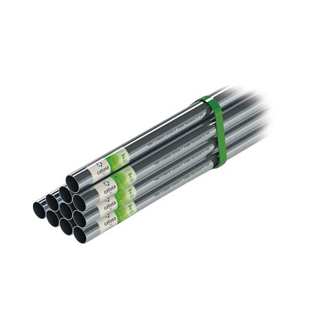 Tubo Conduit 2 Pulgadas 52mm X 3 Metros Pared Delgada Sin Cople Galvanizado Sin Rosca Etiqueta