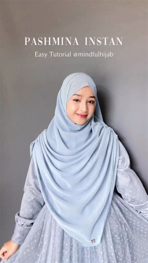 Jiniso Aura Active Hijab Pashmina Flowy Plisket Breeze