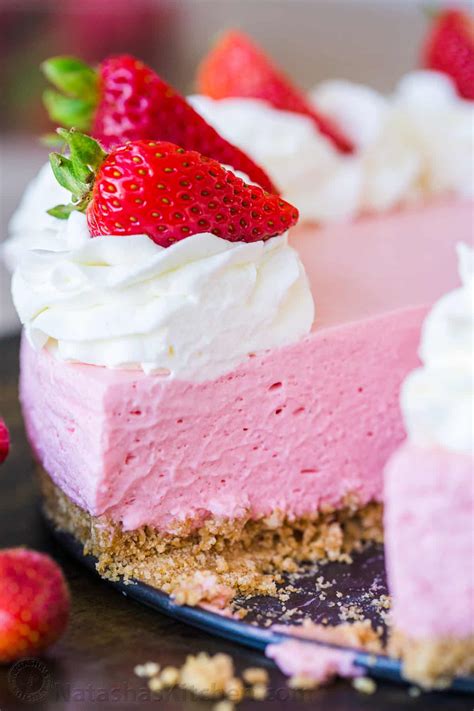 No Bake Strawberry Cheesecake Video Natashaskitchen