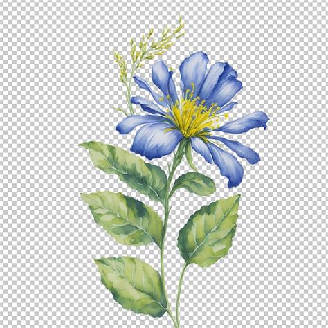 Premium Psd Watercolor Flower