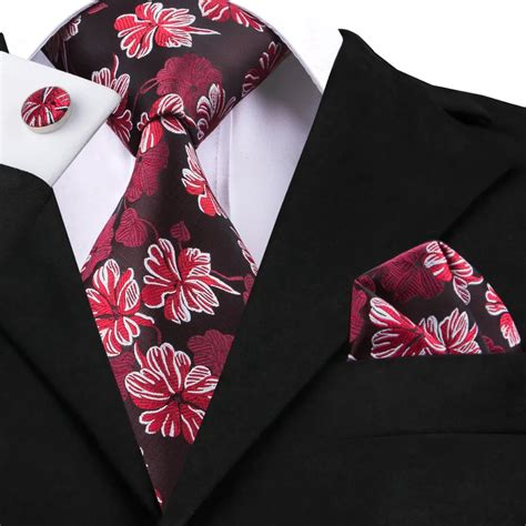 Aliexpress Buy C Hi Tie Floral Mens Tie Set High Quality